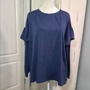 Matilda Jane Deep Blue Long Sleeve Top